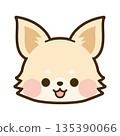 奇瓦瓦狗臉圖標 135390066