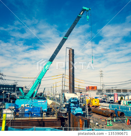 橋樑更換工程，新石川，川越市，2025年12月，1:1比例，冷暖色調 135390671