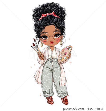 cute girl with chinese dress 135391031