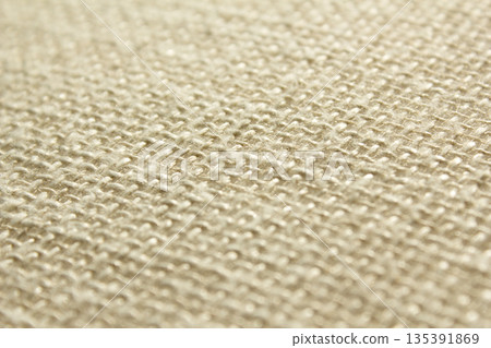 Close up of beige fabric Close up of beige fabric 135391869