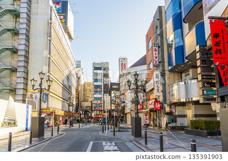 Tokyo cityscape: Hachioji Station North Exit 135391903
