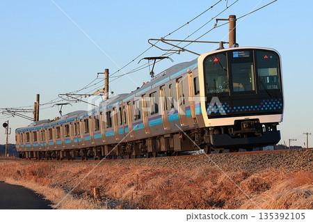 [JR East] Morning E131 series 800 series (Senseki Line: Rikuzen Ono - Nobiru) 135392105
