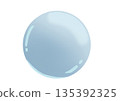 藍色球體PNG素材 135392325
