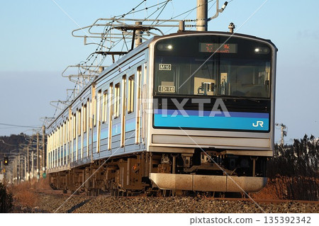 [JR東日本] 205系 3100系（仙石線：陸前小野～和間） 135392342