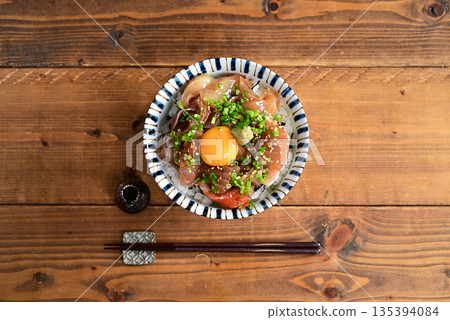 Pickled seafood bowl 135394084