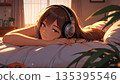 AI-generated relaxing woman 135395546