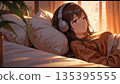 AI-generated relaxing woman 135395555