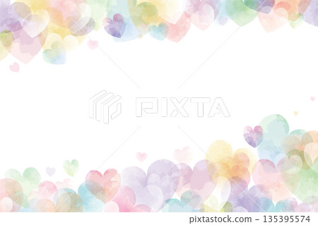 Pastel heart background for Valentine's Day or anniversaries Pastel heart background for Valentine's Day or anniversaries 135395574
