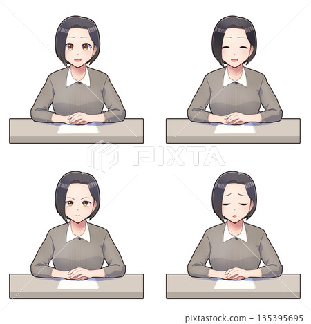 Female characters ② (announcers, commentators, etc.) 135395695