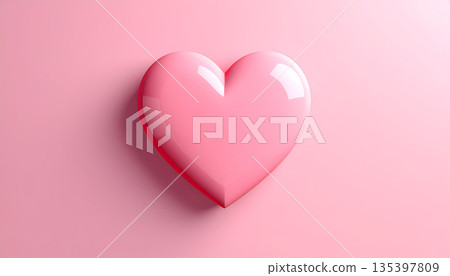 簡單的心形背景，AI生成的影像 135397809