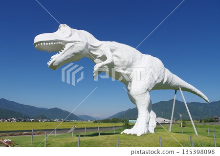白色的Saurus 135398098