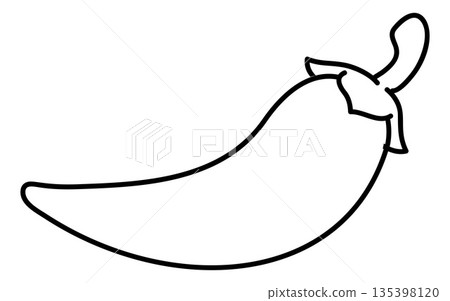 Red Chili Pepper Food Illustration 135398120