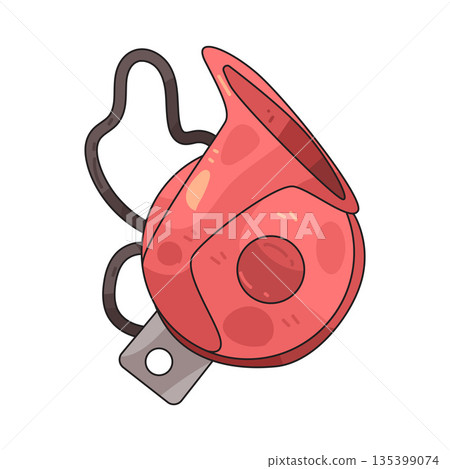 illustration of Car Horn 135399074