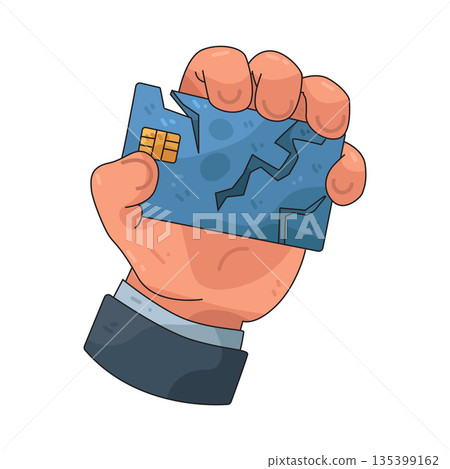 illustration of Stolen Credit Card illustration of Stolen Credit Card 135399162