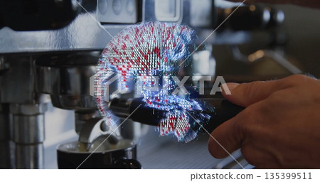 coffee, barista, hand 135399511