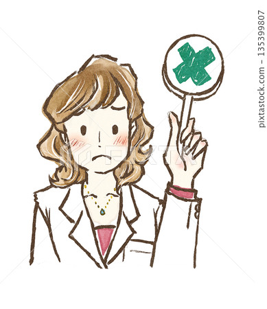 一位身穿白大褂的女醫生正在進行X光檢查。 一位身穿白大褂的女醫生正在進行X光檢查。 135399807