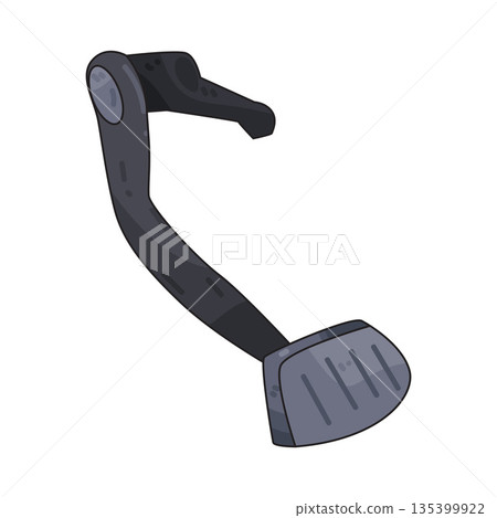 illustration of Clutch Pedal 135399922