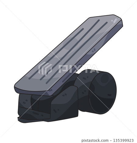 illustration of Accelerator Pedal 135399923