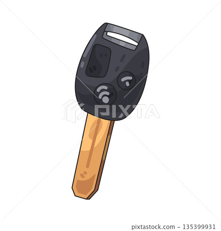 illustration of Car Key illustration of Car Key 135399931