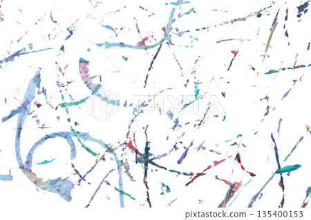 Abstract pattern with splashes and strokes of paint. Abstract pattern with splashes and strokes of paint. 135400153