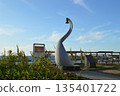 公園裡的紀念碑，可欣賞海景 135401722