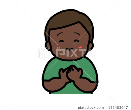 A reassuring black boy A reassuring black boy 135403047