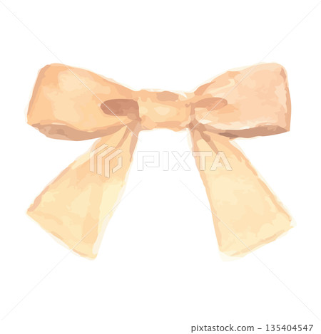 米色絲帶 135404547