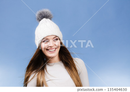 woman in thermal underwear 135404630