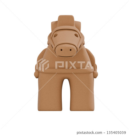 馬埴輪(面向前方) 馬埴輪(面向前方) 135405039