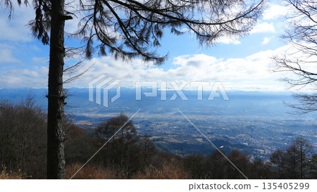The view from the summit of Mount Kokuzo The view from the summit of Mount Kokuzo 135405299