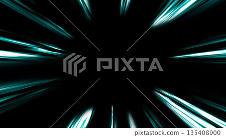 Concentrated lines, manga, yellow, light, horizontal lines, effect lines, rayon, illustration, summer time 135408900