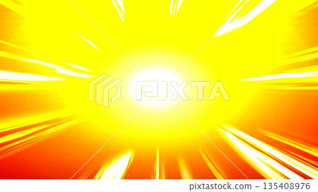 Concentrated lines, manga, yellow, light, horizontal lines, effect lines, rayon, illustration, summer time Concentrated lines, manga, yellow, light, horizontal lines, effect lines, rayon, illustration, summer time 135408976