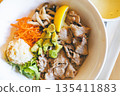 Pork and pork salad rice 135411883