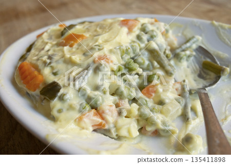homemade olivier salad homemade olivier salad 135411898