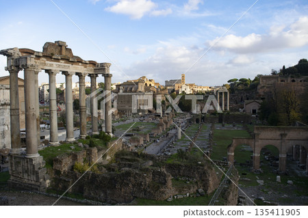 Roman forum at Rome Roman forum at Rome 135411905