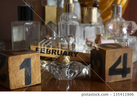 Valentine day anniversary of lovers Valentine day anniversary of lovers 135411906