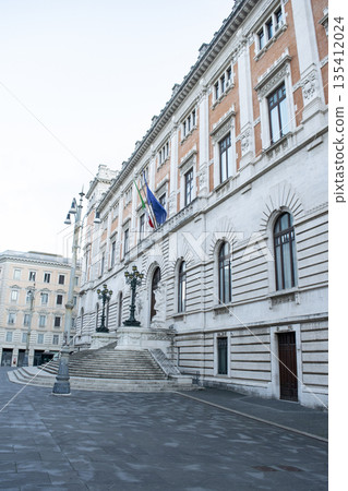 rear facade of the Parliament in Rome 135412024