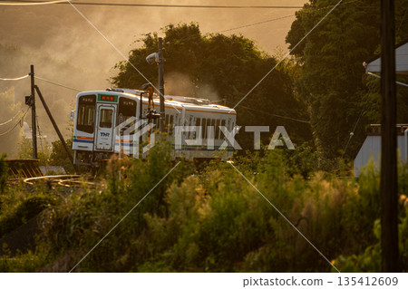 Shizuoka Prefecture Fukuroi City Kawae Tenryu Hamanako Railway and scenery along the line 135412609