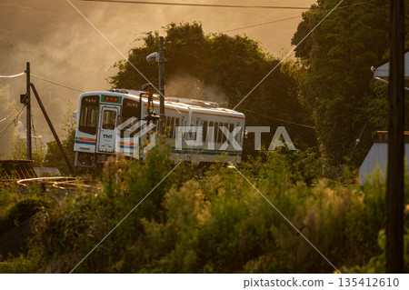 Shizuoka Prefecture Fukuroi City Kawae Tenryu Hamanako Railway and scenery along the line 135412610