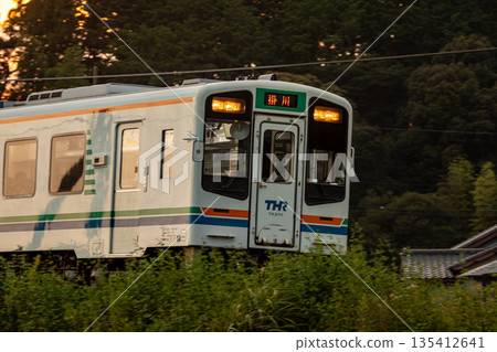 Shizuoka Prefecture Fukuroi City Kawae Tenryu Hamanako Railway and scenery along the line Shizuoka Prefecture Fukuroi City Kawae Tenryu Hamanako Railway and scenery along the line 135412641