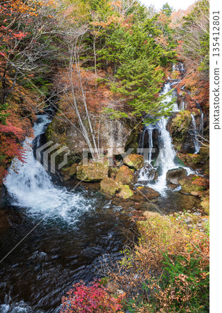 Scenery around Ryuzu Falls, Chuguji Shrine, Nikko City, Tochigi Prefecture Scenery around Ryuzu Falls, Chuguji Shrine, Nikko City, Tochigi Prefecture 135412801