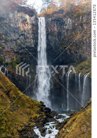 Scenery around Kegon Falls, Chuguji Shrine, Nikko City, Tochigi Prefecture 135412878