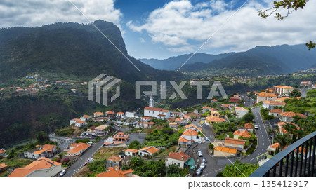 Panoramic View from Fortim do Faial, Madeira,Portugal Panoramic View from Fortim do Faial, Madeira,Portugal 135412917