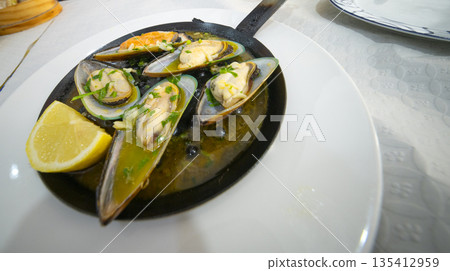 Mussels in Sauce, Portugal Mussels in Sauce, Portugal 135412959