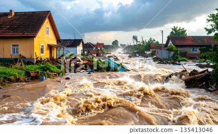 Severe Flooding in Rural Settlement 135413046