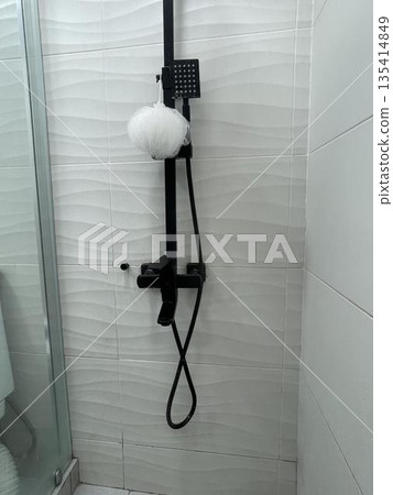 the wisp on the hook on the shower 135414849