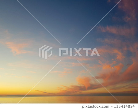 Idyllic sky, colorful nature landscape background Idyllic sky, colorful nature landscape background 135414854