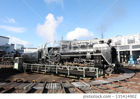 Steam locomotive in Umekoji, Kyoto 135414902