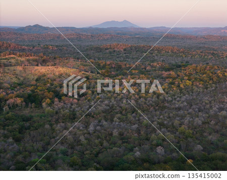 Sunset over nicaragua landscape 135415002