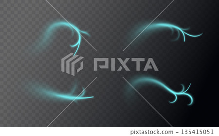 Snow ice swirl  135415051